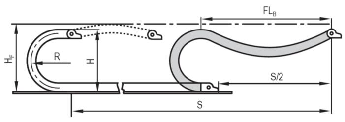 拖鏈安全塌腰架空安裝 拖鏈安全塌腰架空安裝