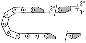 抗靜電微型電纜拖鏈特殊配置 抗靜電微型電纜拖鏈特殊配置